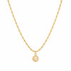 Golden Aura Minimal Pendant Necklace