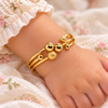 Aurelia Golden Bead Kids Kada