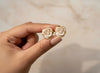 Pearl Blossom Stud Earrings