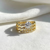 Seraphina Crystal Lace Statement Ring