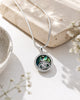 Silver Necklace With Evil Eye Pendent