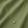 Solitaire Glow Minimal Necklace