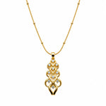 Aurelia Crystal Cascade Pendant Necklace 2
