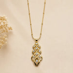 Aurelia Crystal Cascade Pendant Necklace 4