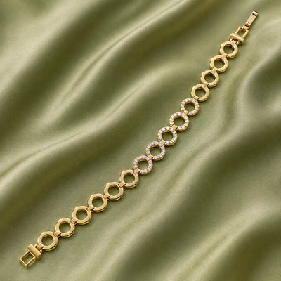 Aurelia Crystal Circle Bracelet