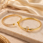 Aurelia Crystal Wrap Cuff Bracelet 2