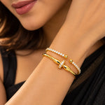 Aurelia Crystal Wrap Cuff Bracelet 1