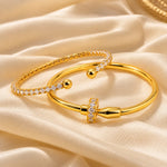 Aurelia Crystal Wrap Cuff Bracelet 3