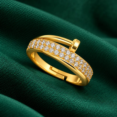Aurelia Crystal Wrap Ring