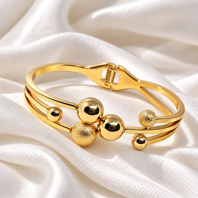 Aurelia Golden Bead Kids Kada
