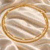 Aurevia Double Layer Gold Waist Chain