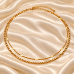 Aurevia Double Layer Gold Waist Chain 2