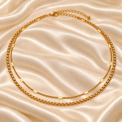 Aurevia Double Layer Gold Waist Chain