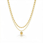 Aurielle Layered Gold Necklace 2