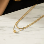 Aurielle Layered Gold Necklace 3