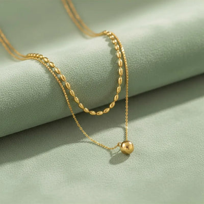 Aurielle Layered Gold Necklace