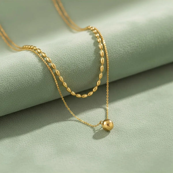 Aurielle Layered Gold Necklace