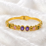 Aurora Multicolor Crystal Bangle 3