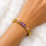 Aurora Multicolor Crystal Bangle 1