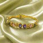 Aurora Multicolor Crystal Bangle 5