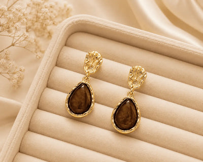 Aurora Stone Drop Earrings