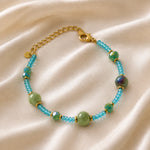 Capri Aqua Beaded Bracelet 3