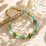 Capri Aqua Beaded Bracelet 4