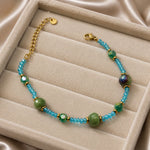 Capri Aqua Beaded Bracelet 5