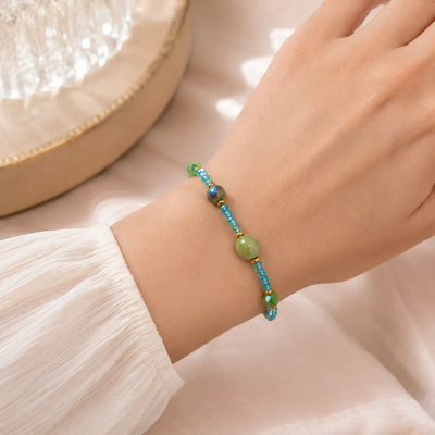Capri Aqua Beaded Bracelet