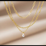 Celeste three Layered Necklace 2