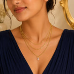 Celeste three Layered Necklace 1
