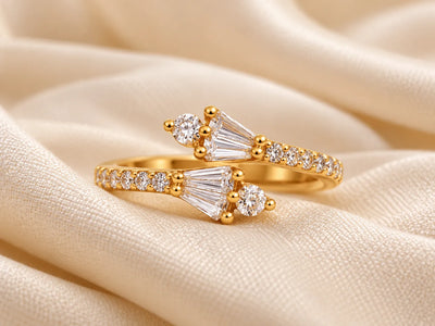 Celeste Crystal Wrap Ring