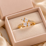Celeste Crystal Wrap Ring 3