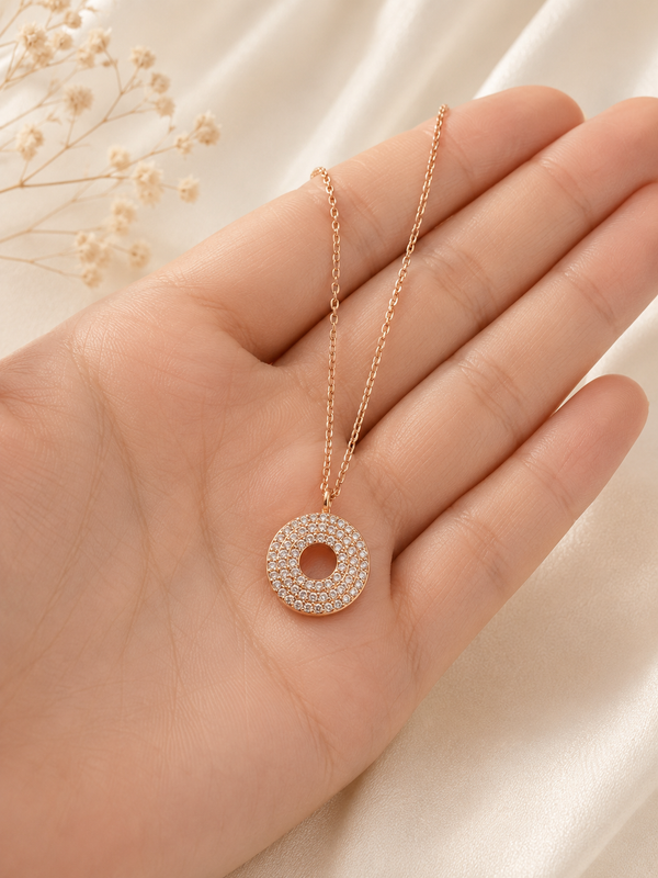 Halo Pendant Necklace