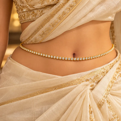 Celestia Crystal Tennis Waist Chain
