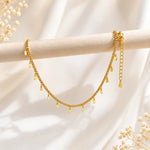 Golden Tassel Charm Anklet 3