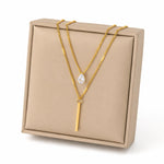 Luna Layered Pendant Necklace 2