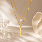 Luna Layered Pendant Necklace 3