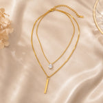 Luna Layered Pendant Necklace 4