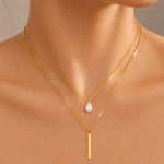 Luna Layered Pendant Necklace 5