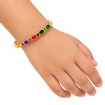 Rainbow Jewel Gold Kids Kada 3