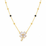 Crystal Clover Charm Mangalsutra 2