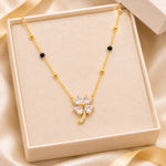 Crystal Clover Charm Mangalsutra 3