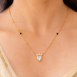 Crystal Heart Elegance Mangalsutra 1