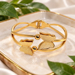 Elara Golden Butterfly Cuff Kids Bracelet 2
