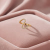 Elaris Infinity Curve Crystal Ring