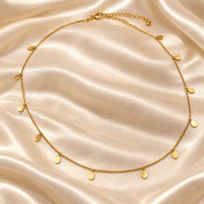Elira Golden Dewdrop Waist Chain