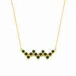 Emerald Cascade Crystal Necklace 2