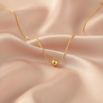 Golden Orb Necklace 1
