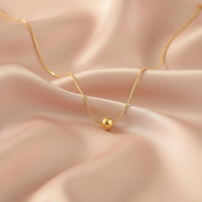 Golden Orb Necklace